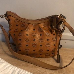 Mcm cognac hobo
